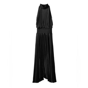 Renzo Matte Pleated Dress